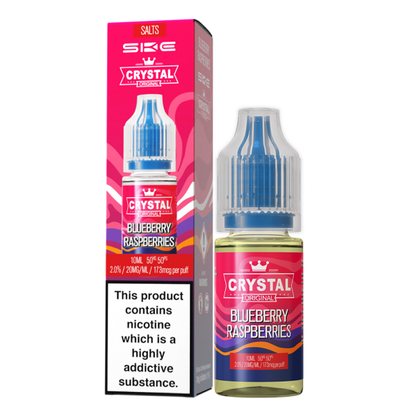 SKE Crystal Liquid - Blueberry Raspberries-10ml NicSalt-20mg/ml