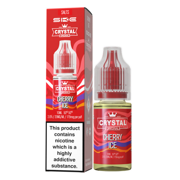 SKE Crystal Liquid - Cherry Ice-10ml NicSalt-20mg/ml