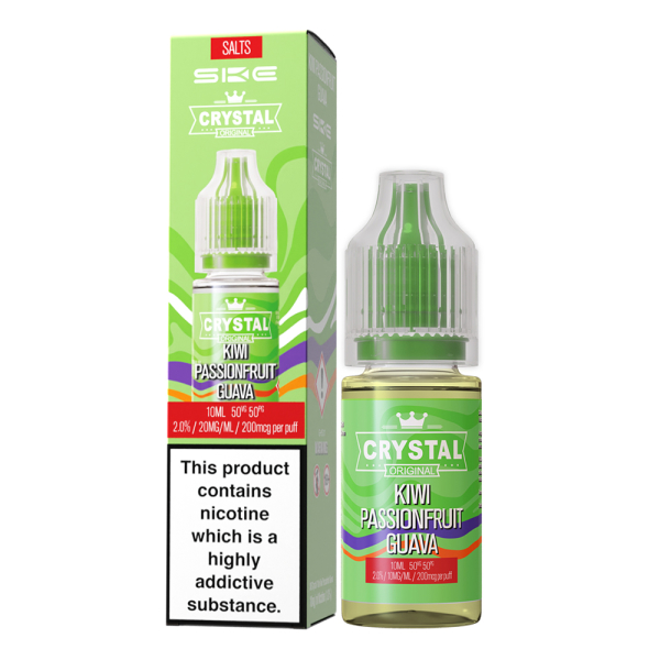 SKE Crystal Liquid - Kiwi Passionfruit Guava-10ml NicSalt-20mg/ml