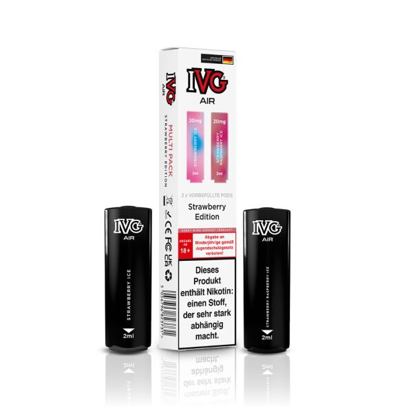 IVG Air | Multi Flavour Pod | Strawberry Edition
