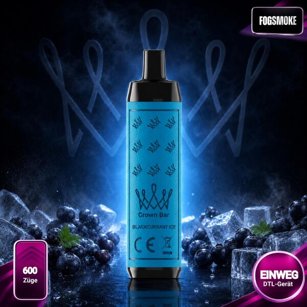 Al Fakher 600 | Einweg | Blackcurrant Ice