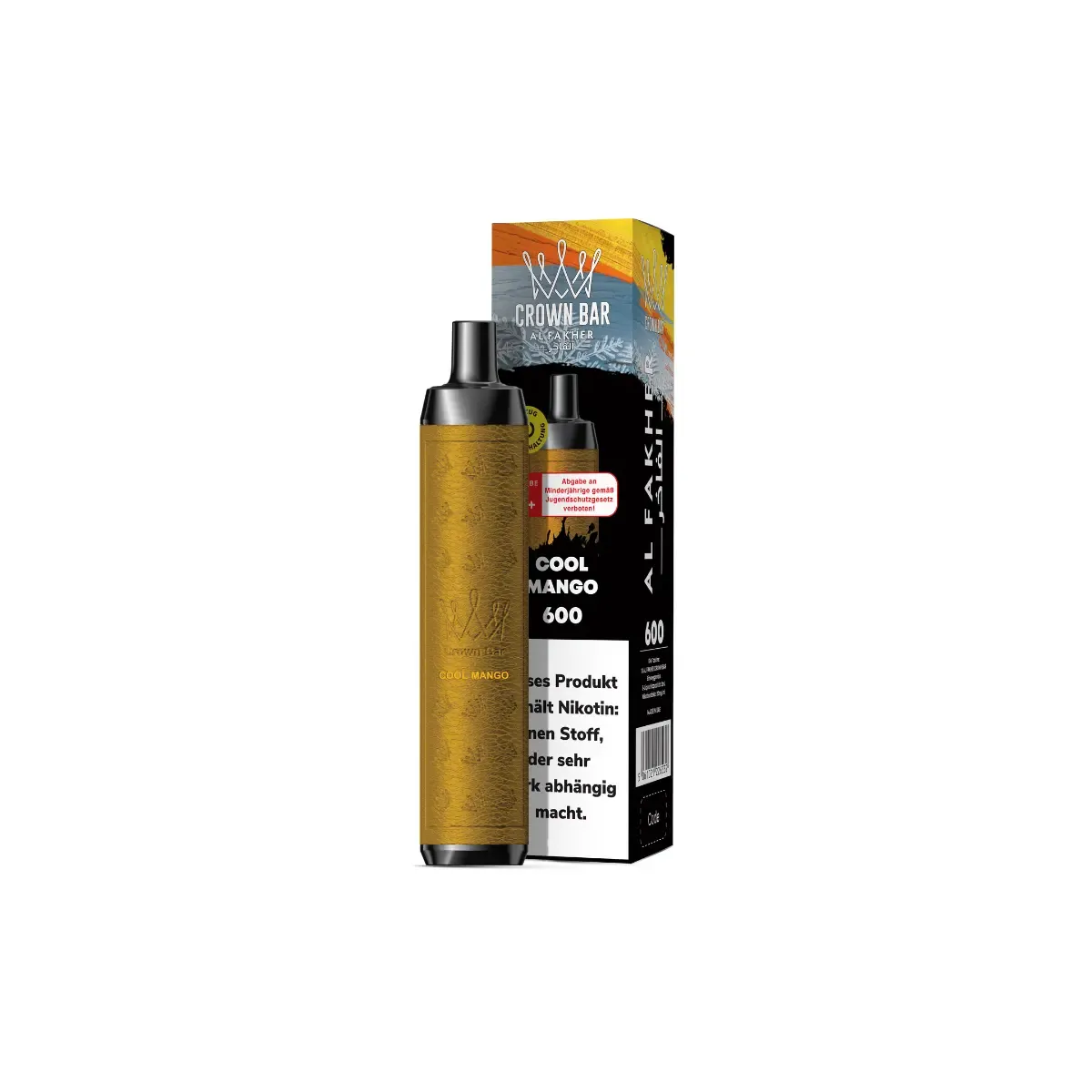 elfbar elfa master akku Al Fakher Crown Bar Hypermax 30K Cool Mango E-Cigarette – 2ml + Pods