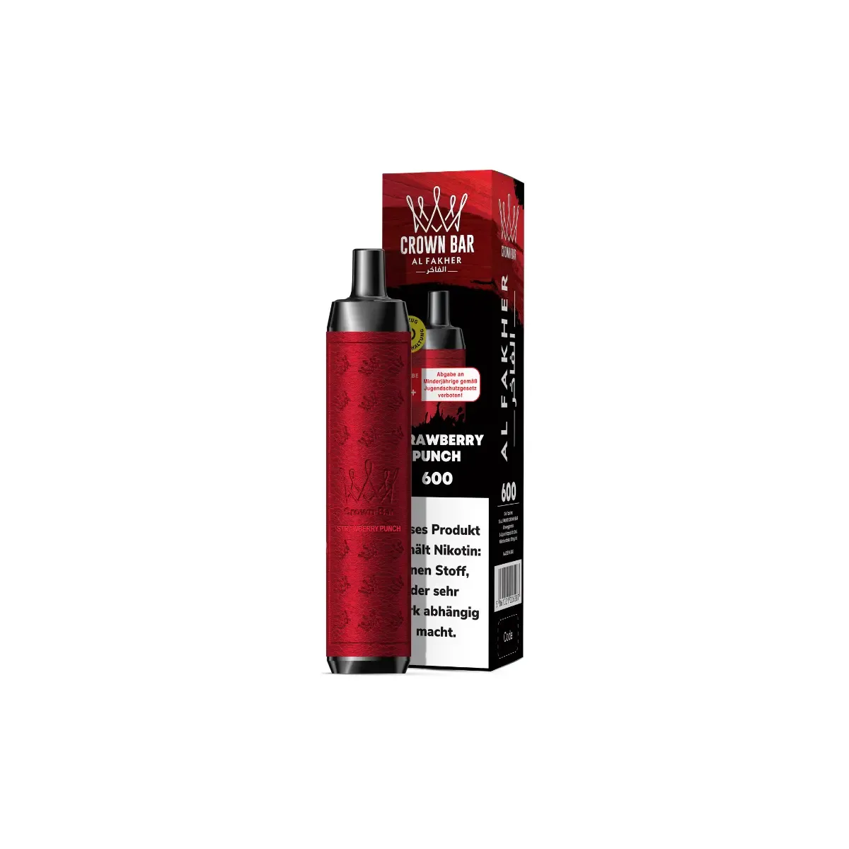 elfbar elfa master akku AL Fakher Crown Bar 10000 Pro Disposable Strawberry Punch ONT – Vape  Collective