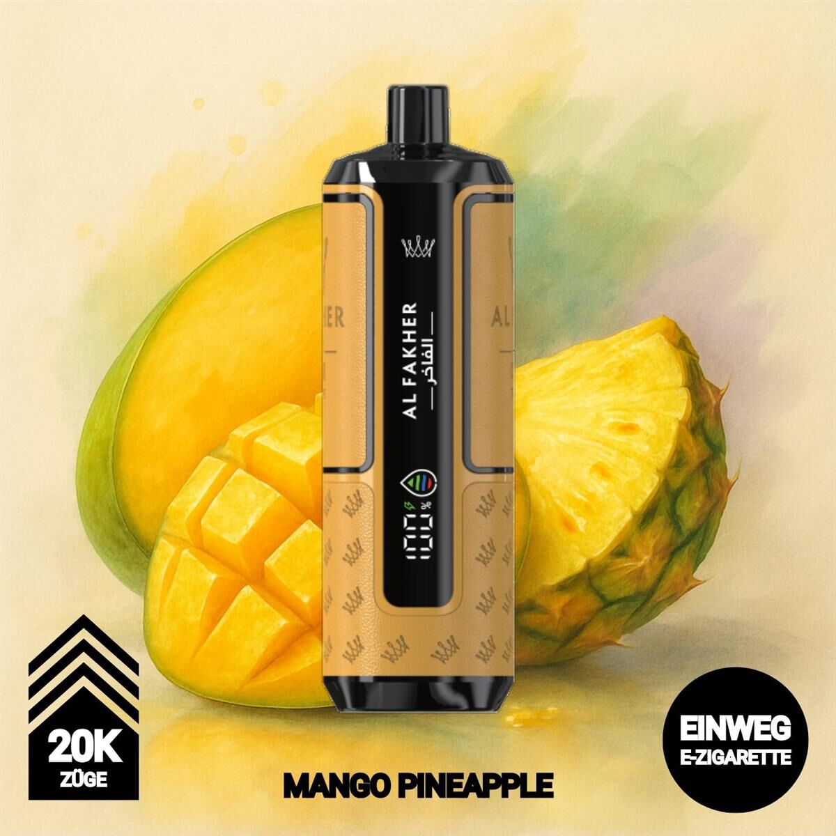 Al Fakher 20k Hypermax  Mango Pineapple | Super gnstig