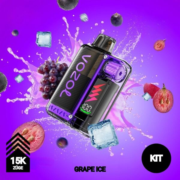 Vozol Vista Plug | KIT | Grape Ice | 15.000 Züge