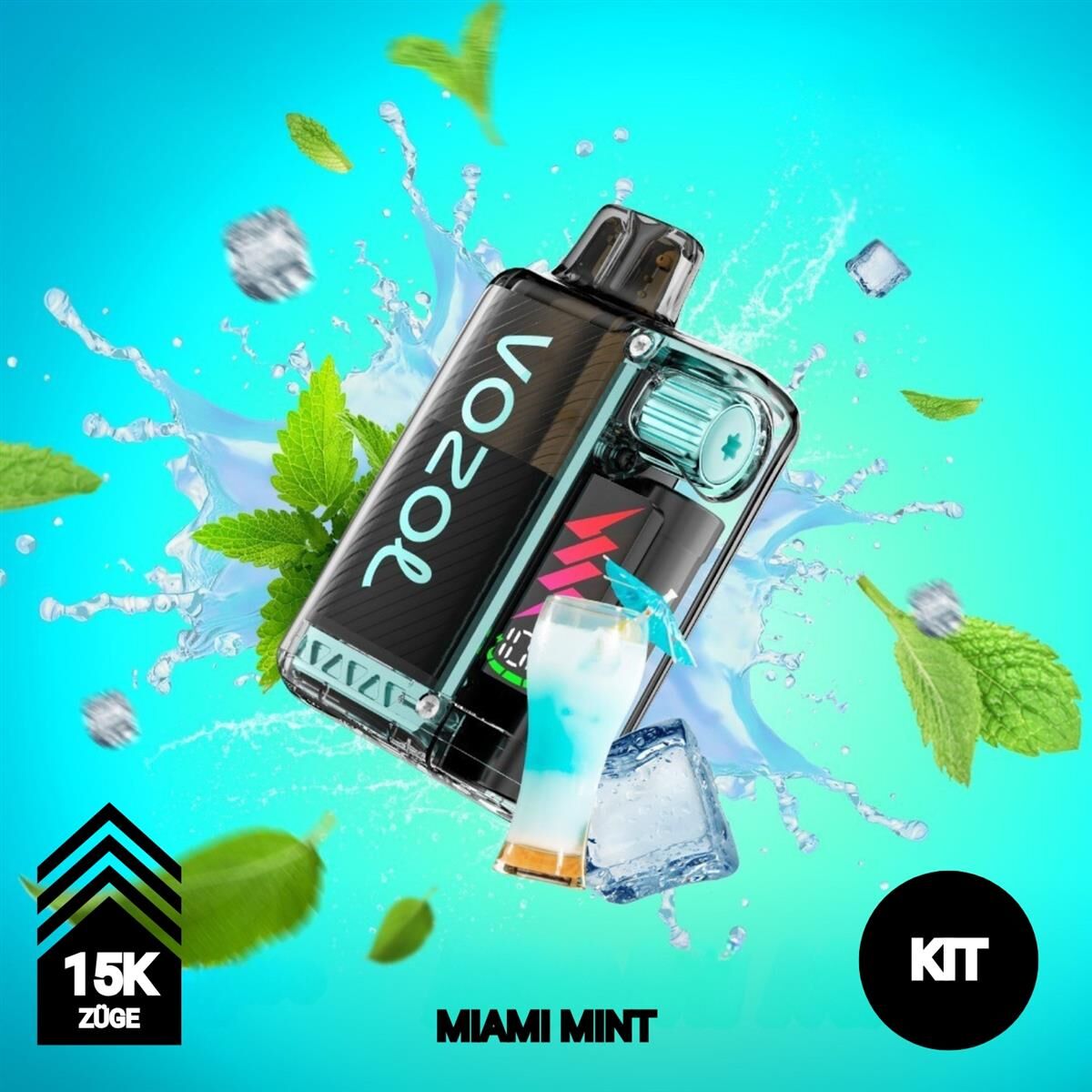 ✓ Vozol Vista Plug | KIT | Menthol Moijto | 15.000 Züge