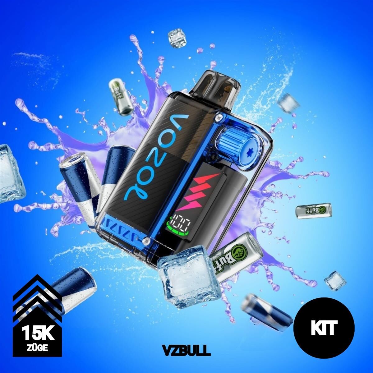 elfbar elfa master akku ✓ Vozol Vista Plug | KIT | Vzbull | 15.000 Züge