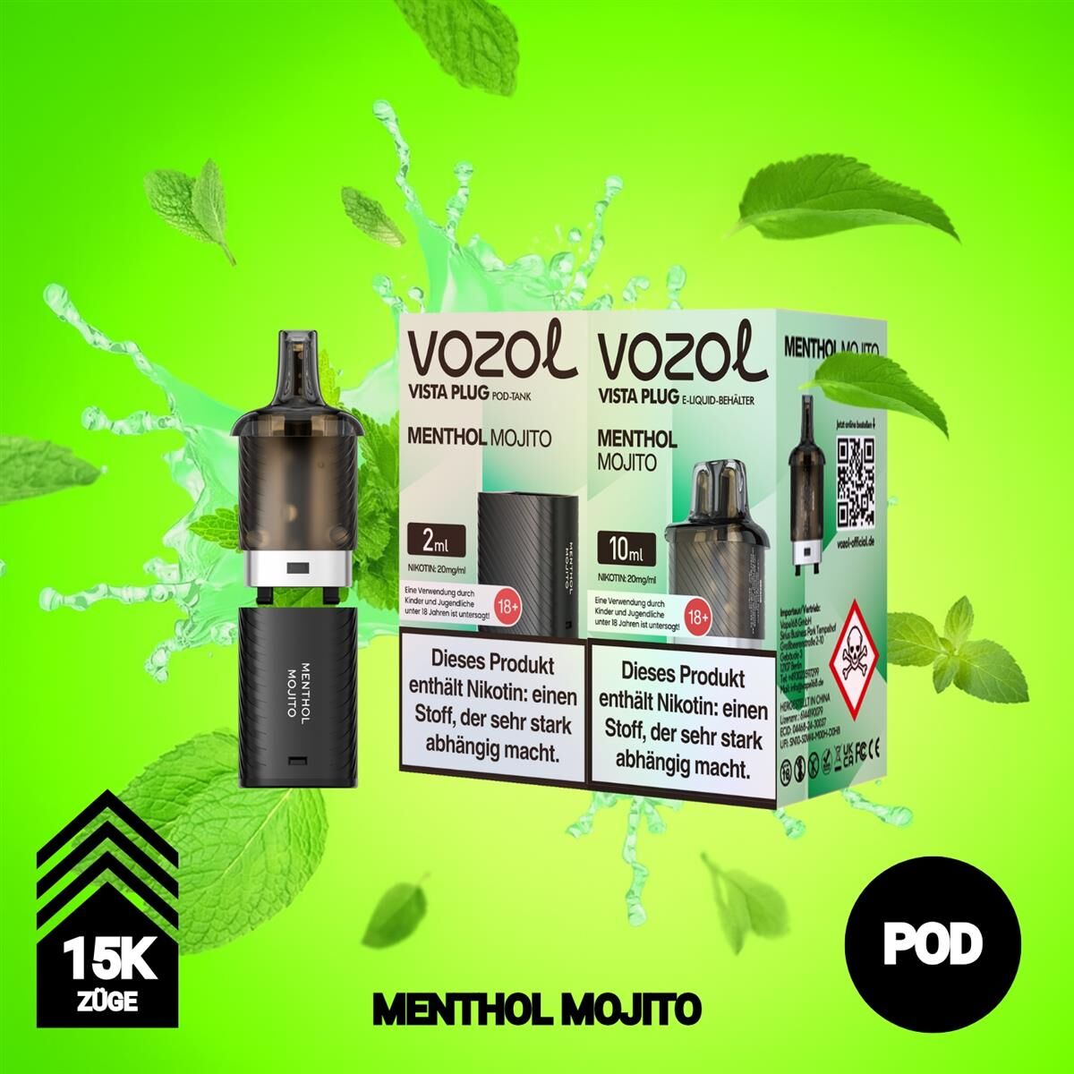 elfbar elfa master akku Vozol Vista Plug | KIT | Grape Ice
