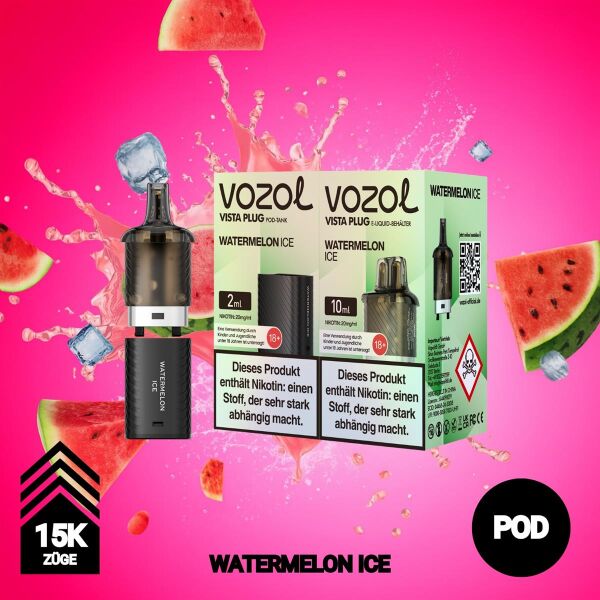 Vozol Vista Plug | POD | Watermelon Ice | 15.000 Züge