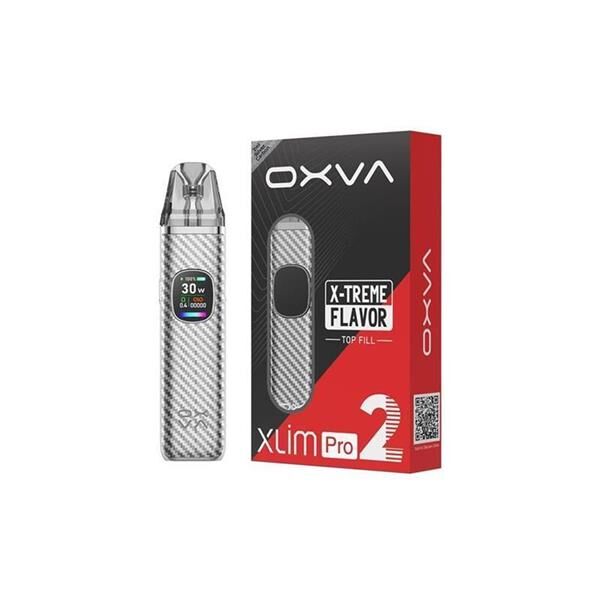 OXVA Xlim Pro 2 | Pod Kit | Silver Carbon