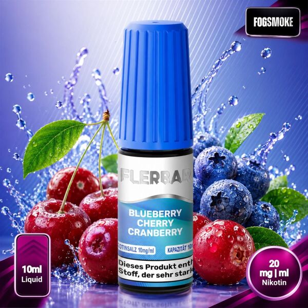 Flerbar Liquid | Blueberry Cherry Cranberry | 20mg/ml
