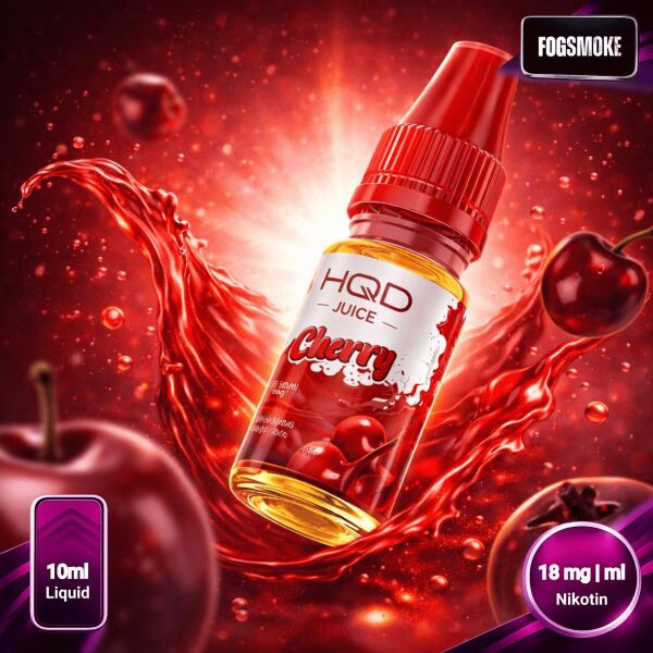 HQD Juice Liquid | Cherry | 18mg/ml