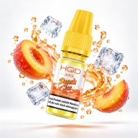 HQD Juice Nikotinsalz-Liquid – Peach Ice, 18 mg/ml