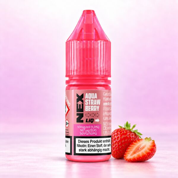 Pod Salt Nexliq Nikotinsalz-Liquid – Aqua Strawberry, 10 mg/ml
