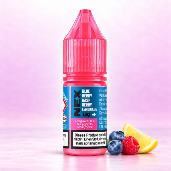 Pod Salt Nexliq Nikotinsalz-Liquid – Blueberry Raspberry Lemonade, 10 mg/ml
