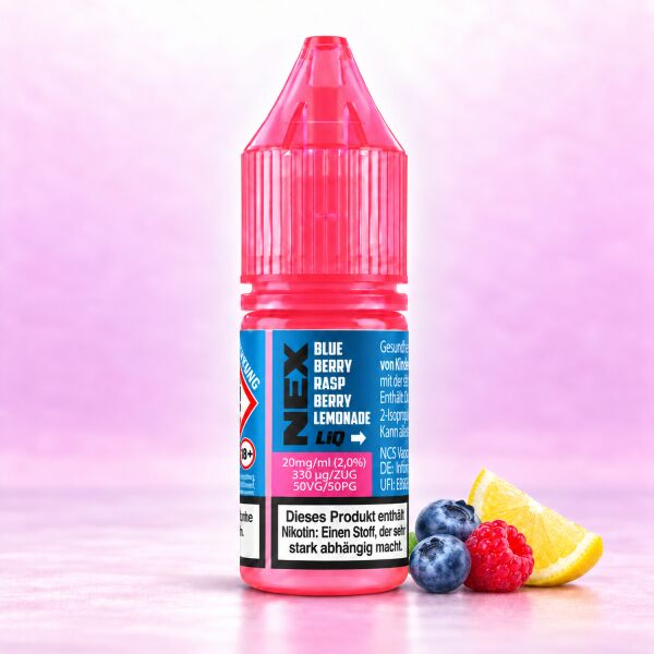 Pod Salt Nexliq Nikotinsalz-Liquid – Blueberry Raspberry Lemonade, 20 mg/ml