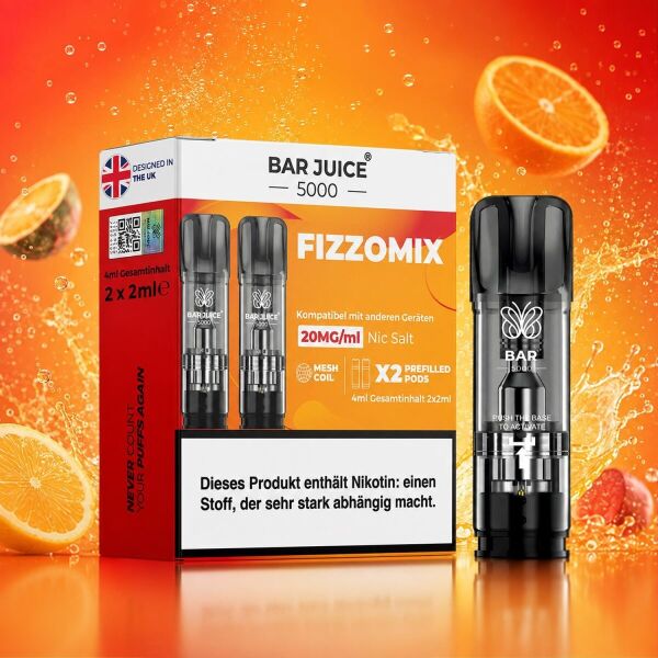 Bar Juice 2er-Pods – FizzoMix, ELFA-kompatibel