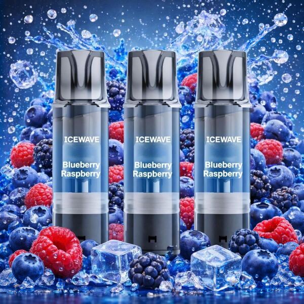 Icewave 3er-Pods – Blueberry Raspberry, ELFA-kompatibel