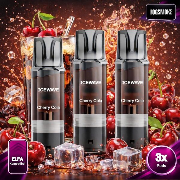 Icewave Pods | 3er-Pack | Cherry Cola | ELFA-Kompatibel