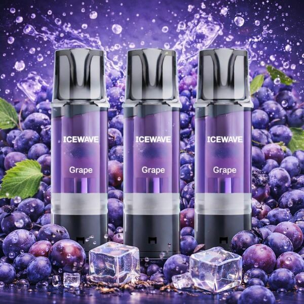 Icewave 3er-Pods – Grape, ELFA-kompatibel