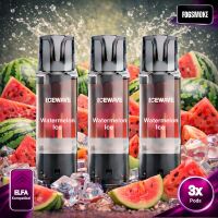 Icewave | 3er Pod | Watermelon Ice | ELFA-Kompatibel