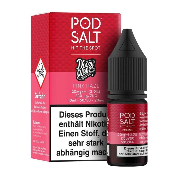 Pod Salt Fusion Liquid | Doozy Vape Pink Haze | 11mg/ml