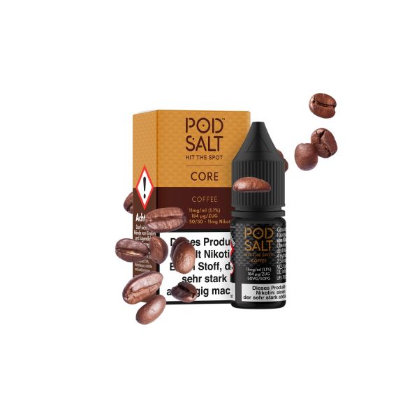 POD Salt Liquid Nikotinsalz 10ml - Coffee - 11mg Nikotin