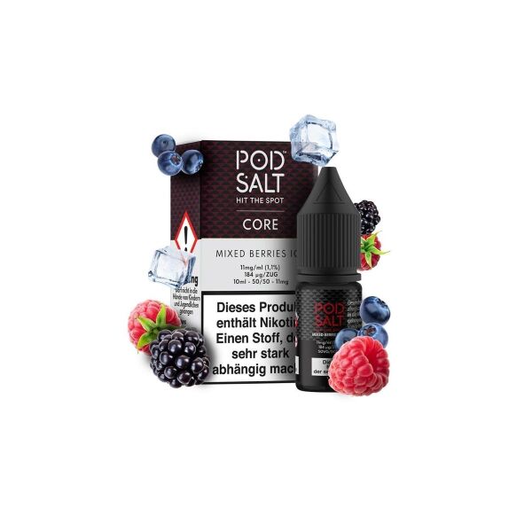 Pod Salt Core Liquid | Mixed Berries Ice | 11mg/ml