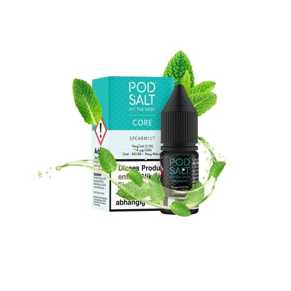 Pod Salt Core Liquid | Spearmint | 11mg/ml