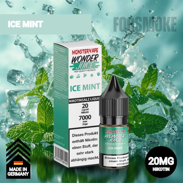 Wonder Juice Liquid I Ice Mint I 20mg/ml