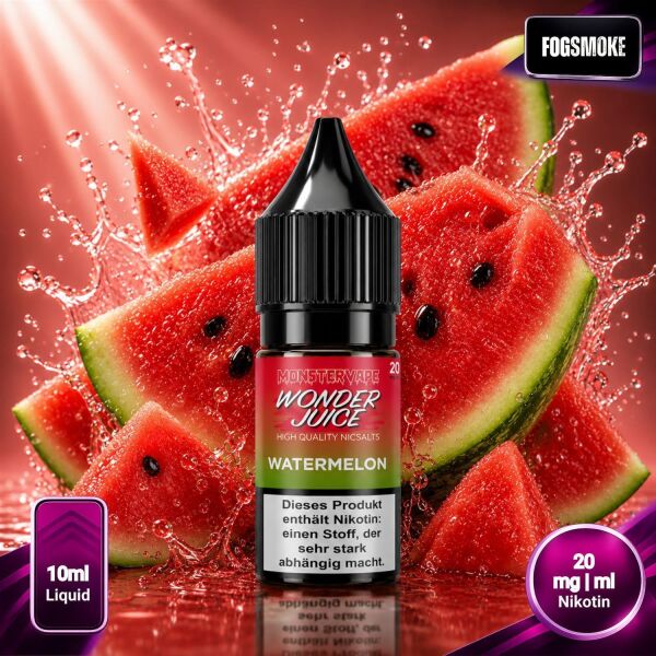 Wonder Juice Nikotinsalz-Liquid – Watermelon, 20 mg/ml
