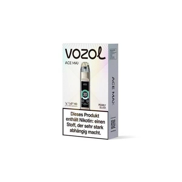 Vozol Ace Max | Pearly Silver