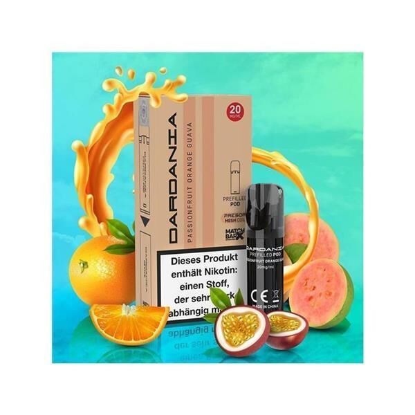 Dardania Pod | Passionfruit Orange Guava I 1x Preffiled Pod | ELFA-Kompatibel