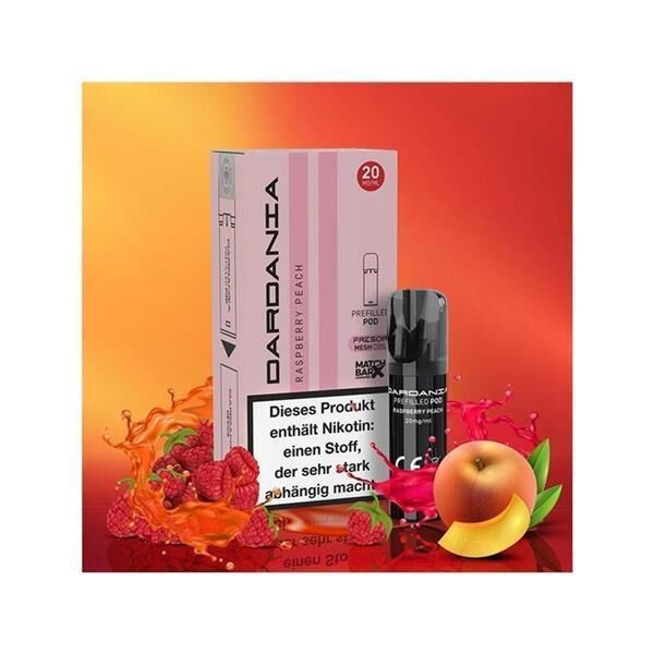 Dardania Pod | Raspberry Peach I 1x Preffiled Pod | ELFA-Kompatibel