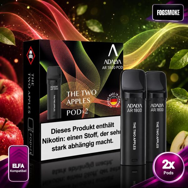Adalya Alpha | 2er Pod | The Two Apples | ELFA-Kompatibel