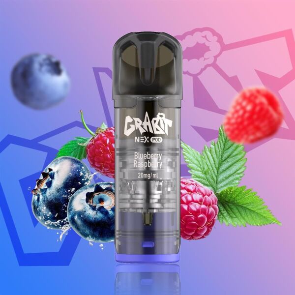 Grabit Nex 2er-Pods – Blueberry Raspberry, ELFA-kompatibel