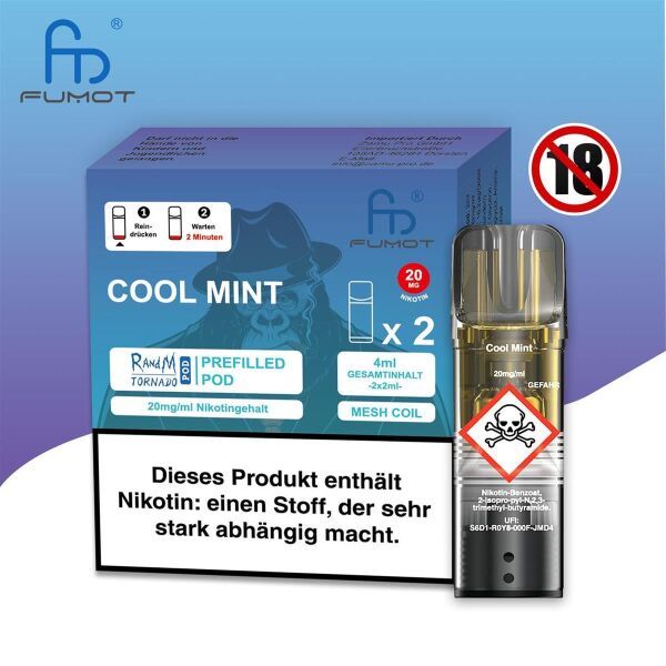 RandM Tornado Pod | Cool Mint | Elfa kompatibel