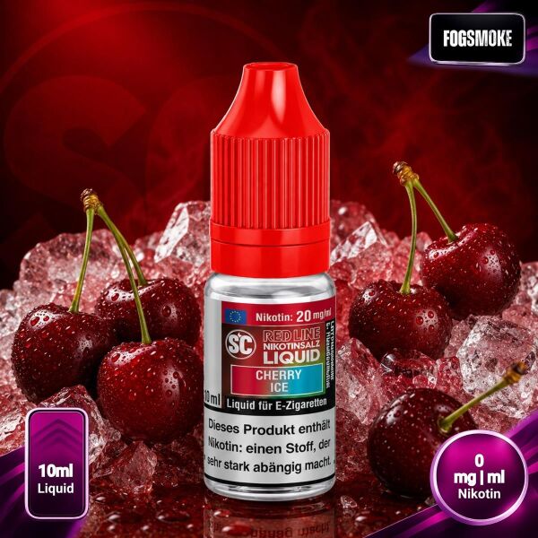 SC Red Line | Liquid | Cherry Ice | 0mg/ml