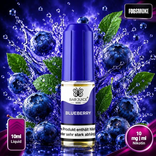 Bar Juice 5000 | Nicsalt Liquid | Blueberry | 10mg/ml