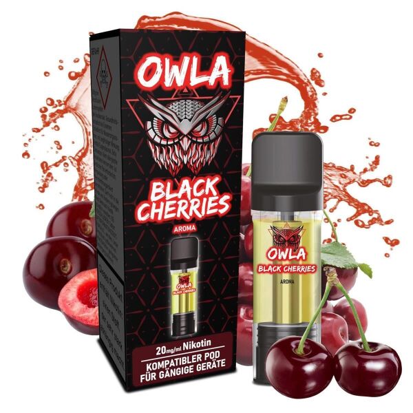 OWL Owla | Pod | Black Cherries | ELFA-Kompatibel