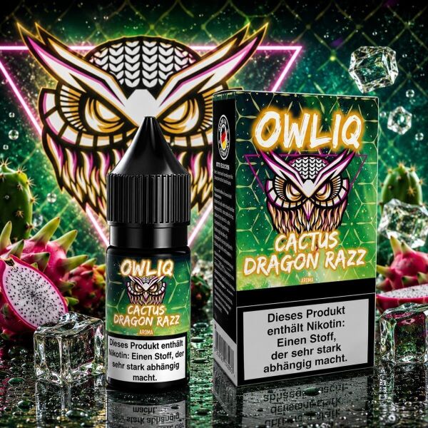 OWLIQ Nikotinsalz-Liquid – Cactus Dragonfruit Raspberry, 20 mg/ml