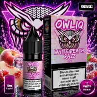 OWLIQ | Nicsalt Liquid | White Peach Razz | 10mg/ml