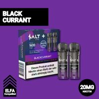 Salt+ Lite Pods | Blackcurrant | Elfa-Kompatibel
