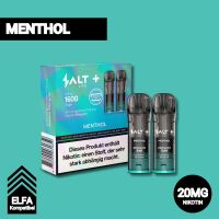 Salt+ Lite Pods | 2er Pod | Menthol | ELFA-Kompatibel