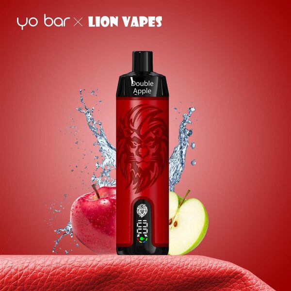 Yo Bar X Lion Vapes | Double Apple | 10.000 Puffs | 0mg Nikotin