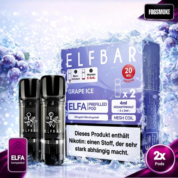 elfbar elfa kaufen Elf Bar Elfa PRO PODs - Snoow Tobacco (2er-pack)
