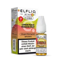 ELFLIQ | Nicsalt Liquid | Lemon Peach Passionfruit | 20mg/ml