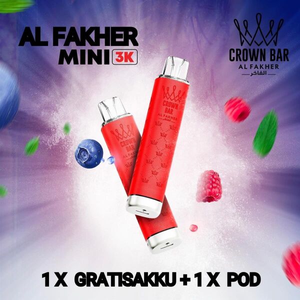 AKTION | 1x Al Fakher 3k POD + 1x Akkuträger GRATIS