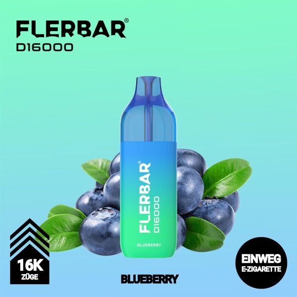 Flerbar D16000 | Blueberry | 10ml+2ml