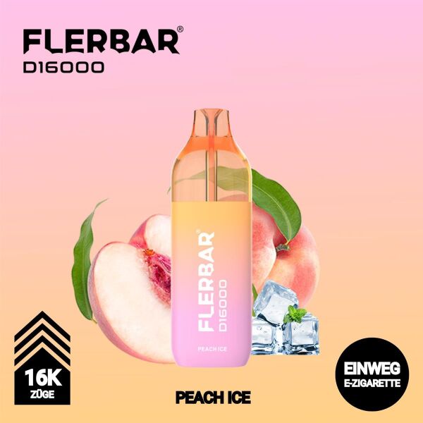 Flerbar D16000 | Peach Ice | 10ml+2ml